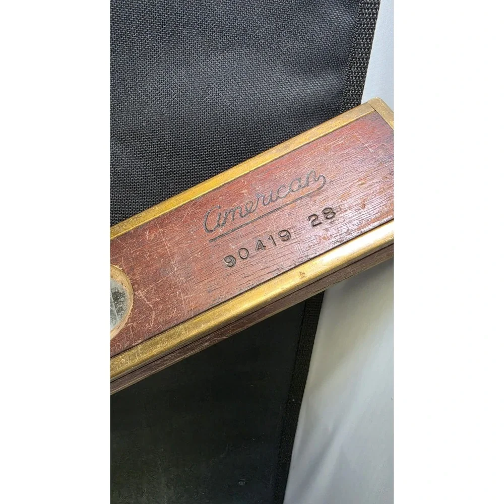 Vintage Level Lot-3 Brass&Wood Level 28